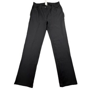 TSA Tesla Apparel Black Stretch Pants Pull On Elastic Waist Large